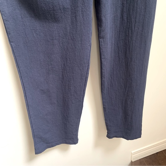 SHEIN, navy blue cotton poly blend romper with pockets in size S - Picture 3 of 12